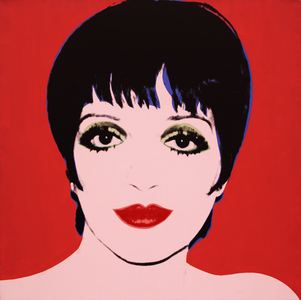 Andy Warhol. Liza Minnelli, February–April 1978. Acrylic and silkscreen ink on linen. 40 x 40 inches (101.6 x 101.6 cm). Artwork © The Andy Warhol Foundation for the Visual Arts, Inc., New York.  Photo by Jordan Tinker