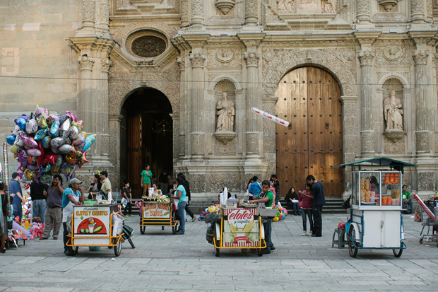 Barbecued corn stall, Mexico City. Photo by Araceli Paz. From Enrique Olvera’s Mexico From the Inside Out