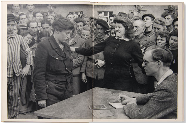 A spread from Henri Cartier-Bresson's The Decisive Moment, as reproduced in Magnum Photobook: The Catalogue Raisonné