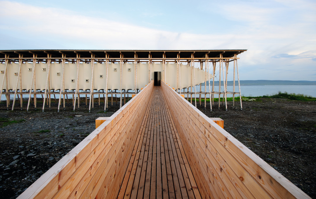 Steilneset Memorial, Vardø, Norway, Peter Zumthor and Louise Bourgeois (2011). Photo by Bjarne Riesto