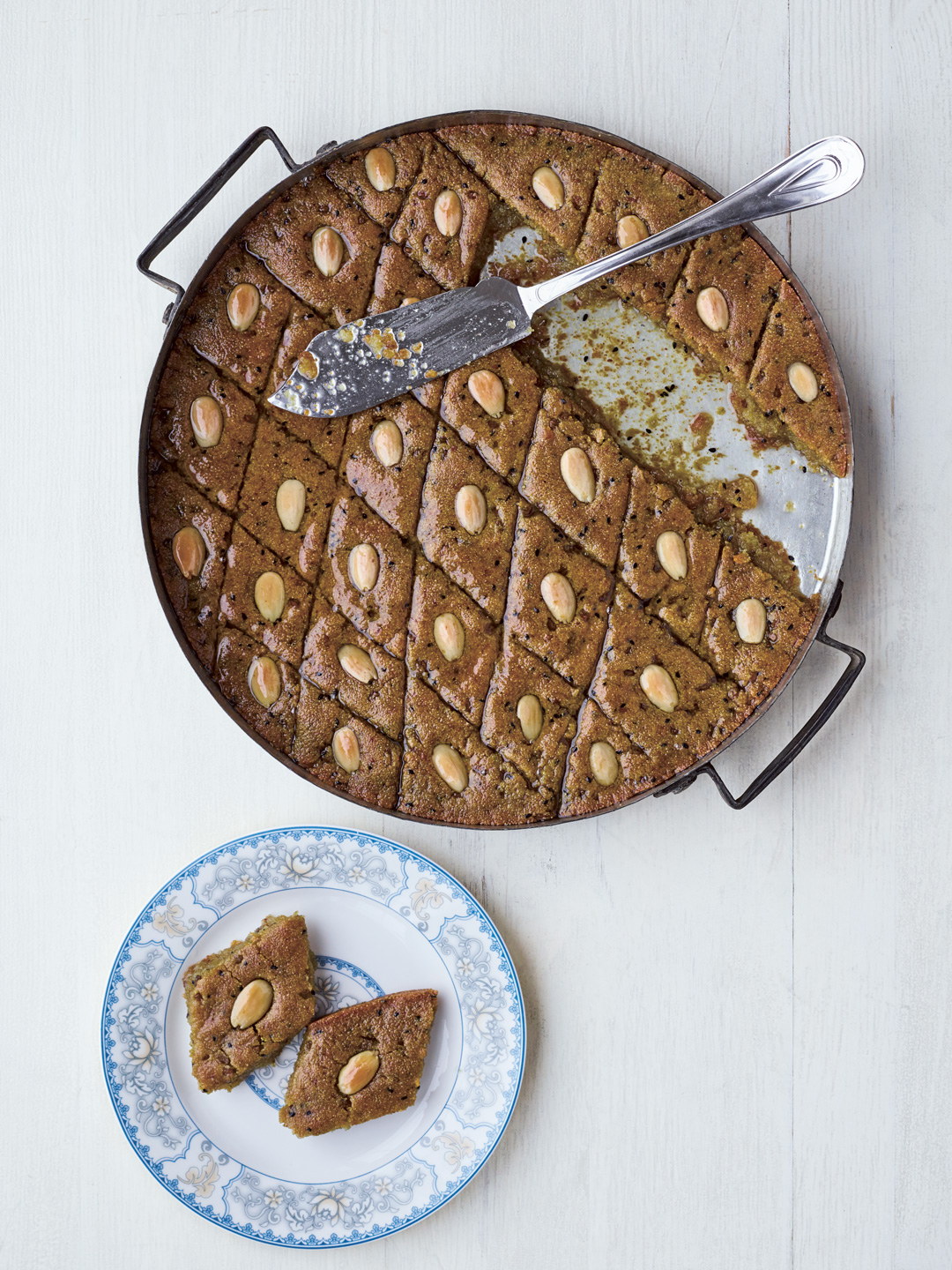 Fenugreek Semolina Cake