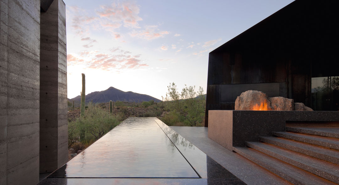 Desert Courtyard, near Scottsdale, Arizona, USA