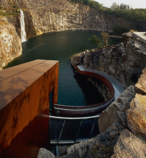 Yufan Zhu, Zhuyufan Y3C Studio, School of Architecture, THU, Beijing, China: Quarry Garden in Shanghai Botanical Garden, Shanghai, China (201o) - photo courtesy Chen Yao