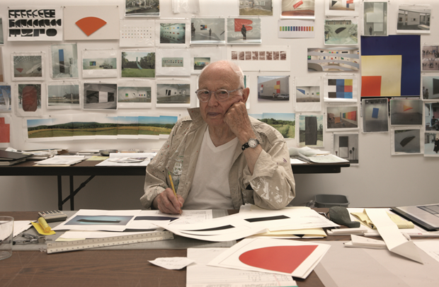 Ellsworth Kelly, Spencertown, NY, 2012. Photo credit: © Jack Shear. From Ellsworth Kelly