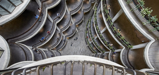 The Learning Hub, Singapore by Heatherwick Studiok. Photograph by Hufton and Crow