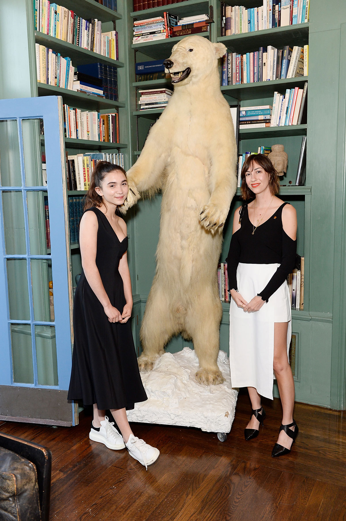 Rowan Blanchard and Gia Coppola celebrate the launch of London Uprising Fifty Fashion Designers One City on April 18, 2017 in Los Angeles, California. (Photo by Stefanie Keenan/Getty Images for Tania Fares)