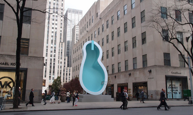 Van Gogh's Ear by Elmgreen & Dragset. Image courtesy of Public Art Fund, NY