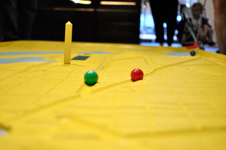 The National Building Museum's mini-golf course