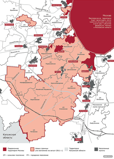 Moscow's proposed expansion