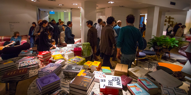 Our books on the Moroso stand