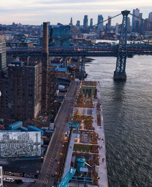 The Chronicles of New York, at Domino Park in Brooklyn