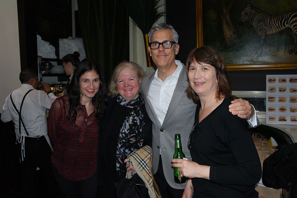 From left: Phaidon's Senior Publicist Kate Greenberg; Vice President of Global Marketing and Communications, Linda Brennan; Phaidon's CEO Keith Fox; Phaidon's Publisher Emilia Terragni