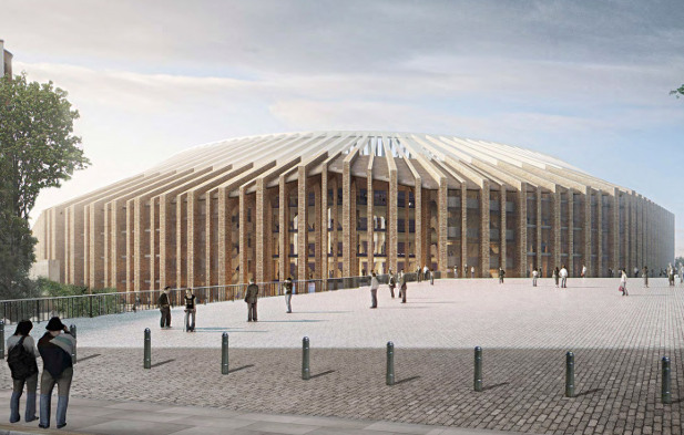 Herzog & de Meuron's renderings for the new Chelsea stadium