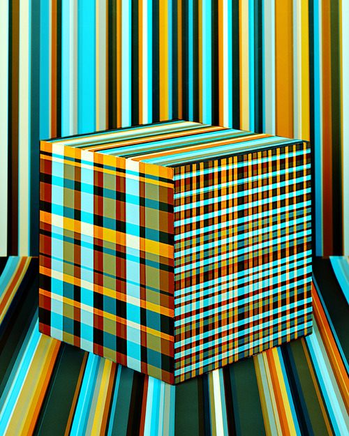 From Jessica Eaton's Cubes for Albers and LeWitt series (2010-2013)