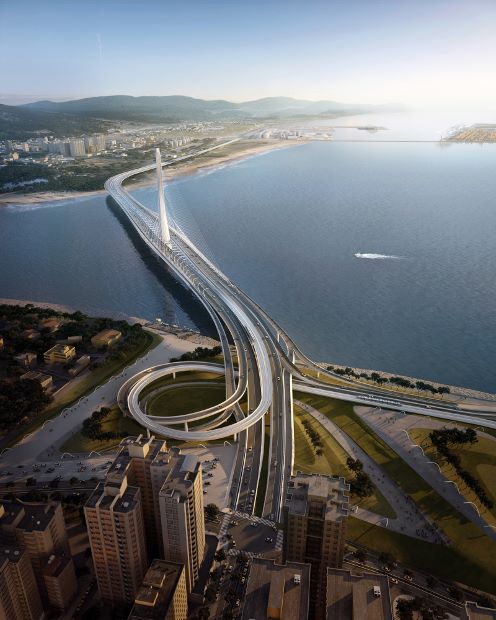 Zaha Hadid's Danjiang Bridge