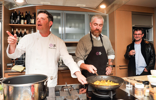 Alex Atala (left) with Gastromotiva's David Hertz