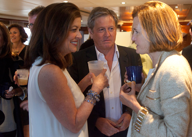 Debra Black with John and Catherine Pawson at the launch of the Phaidon Atlas in Venice