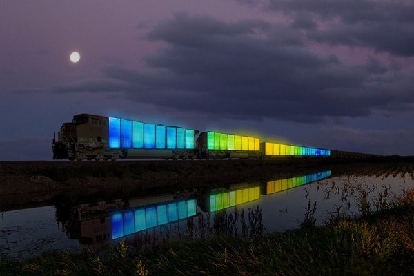 Doug Aitken's Station to Station train