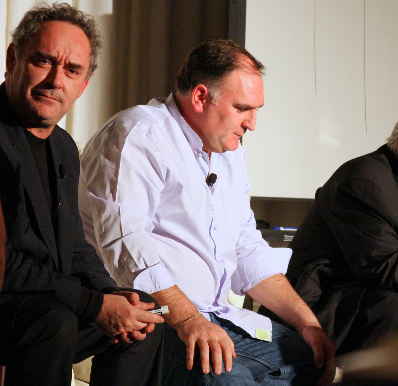 Ferran (left) and José Andrés. Image courtesy of Larry via Flickr. Creative Commons license.