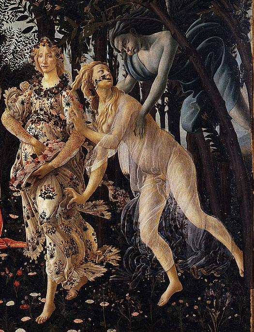 Flora, Chloris and Zephyr in Primavera