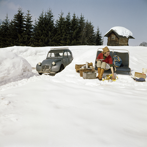 Florette, Megève, 1965 Photographie J. H. Lartigue © Ministère de la Culture - France /
AAJHL