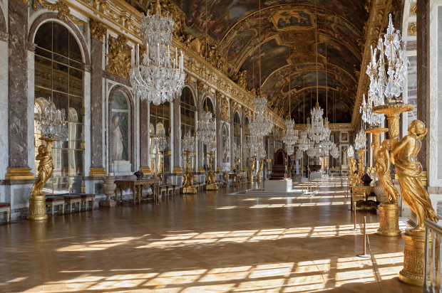 The Hall of Mirrors in the Palace of Versailles