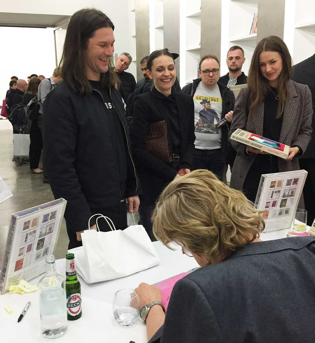 Harland Miller signing at White Cube