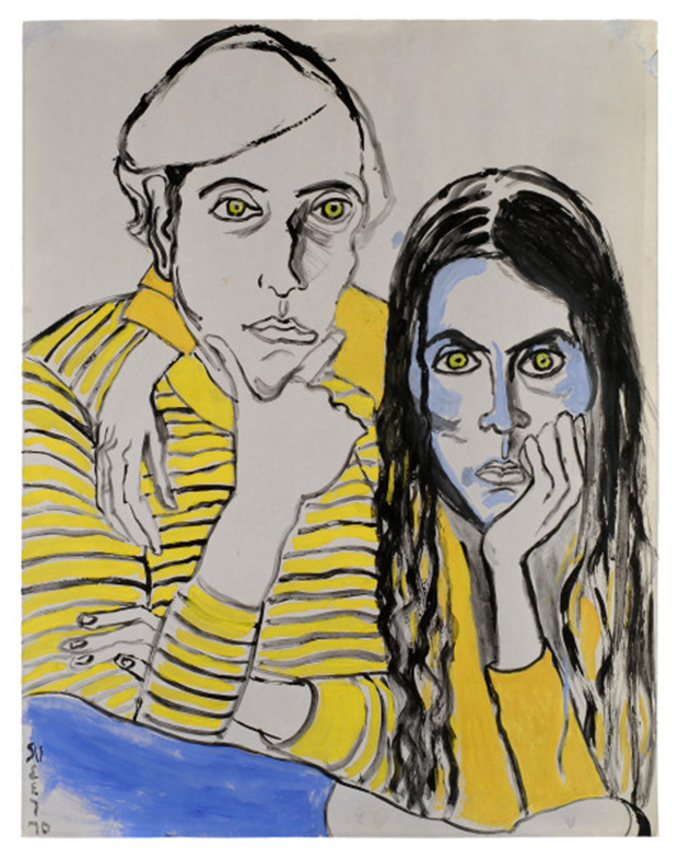 Alice Neel, Hartley and Ginny, 1970. The Estate of Alice Neel. Courtesy David Zwirner, New York/London