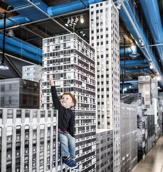 Vous êtes ici at Centre Pompidou. Image courtesy of JR's Instagram