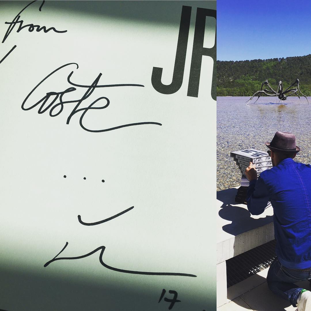 Signed editions at Château La Coste. Image courtesy of Château La Coste's Instagram