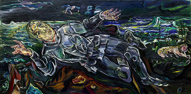 Knight Errant (1915) by Oskar Kokoschka