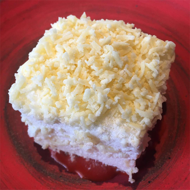 Noma's take on the Lamington. Iamge courtesy of Pat Nourse's Instagram