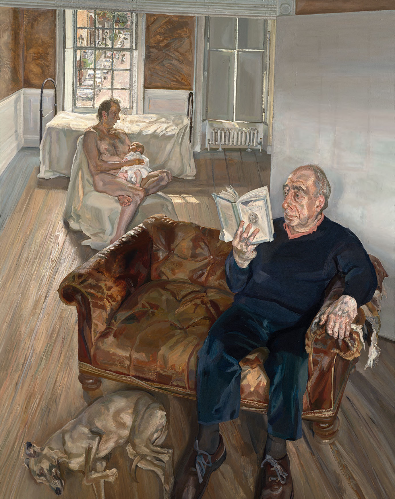 Large Interior, Notting Hill (1998) by Lucian Freud