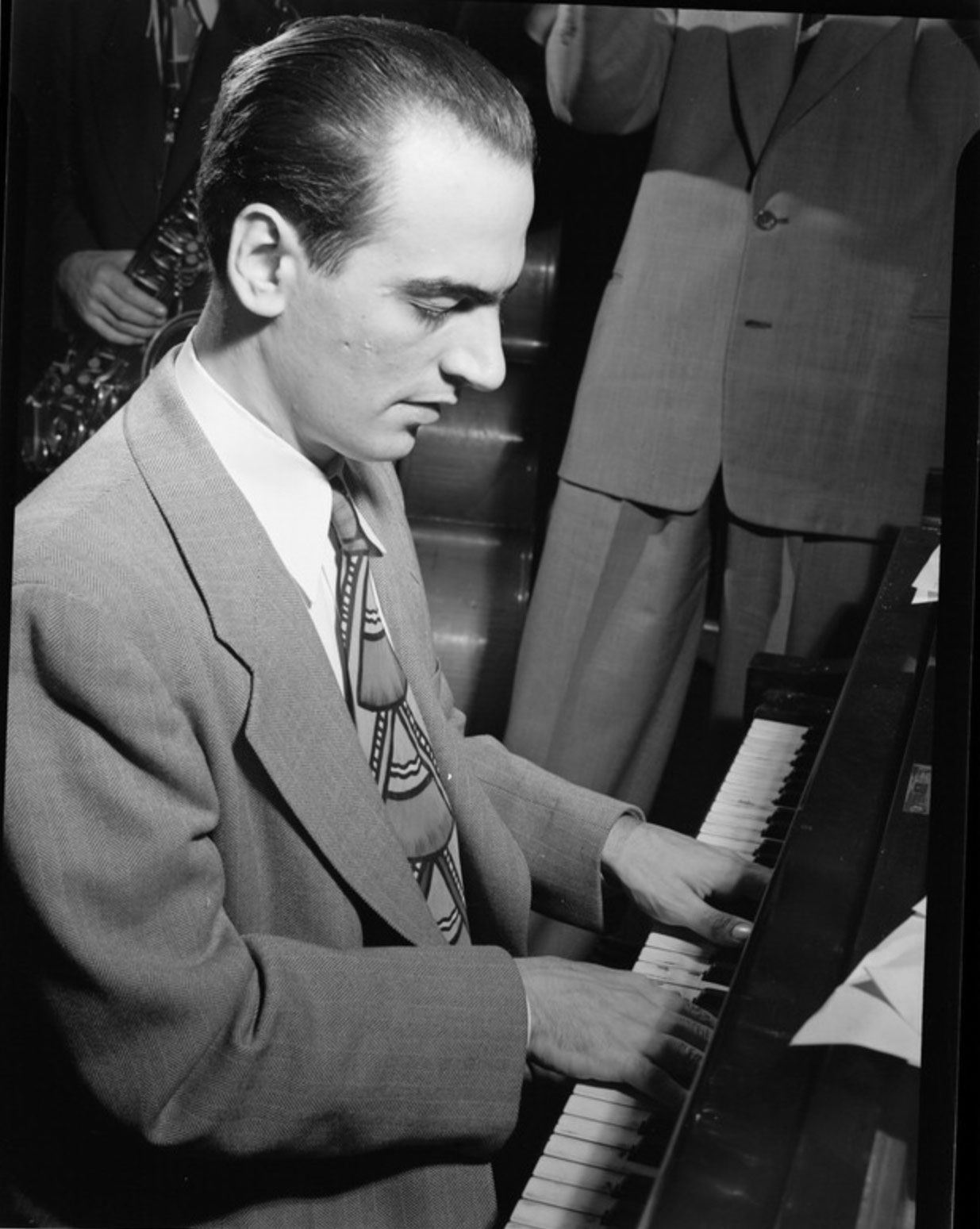 Lennie Tristano, ca. August 1947. Photography by William P. Gottlieb.