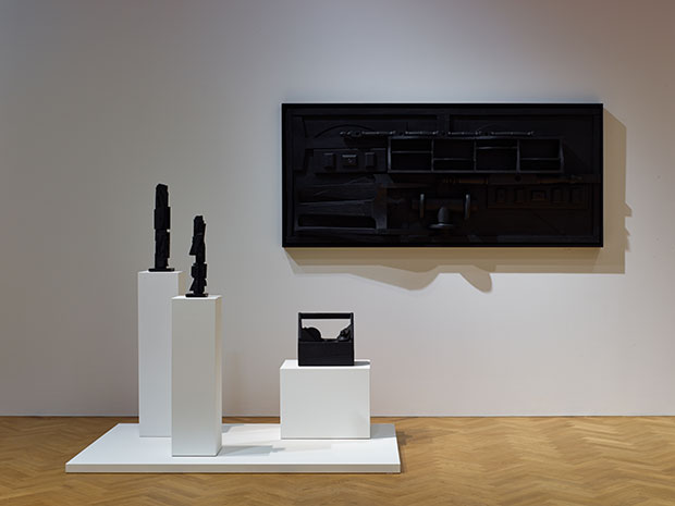 Louise Nevelson at Pace London installation shot - © 2016 Estate of Louise Nevelson/Artists Rights Society (ARS), New York