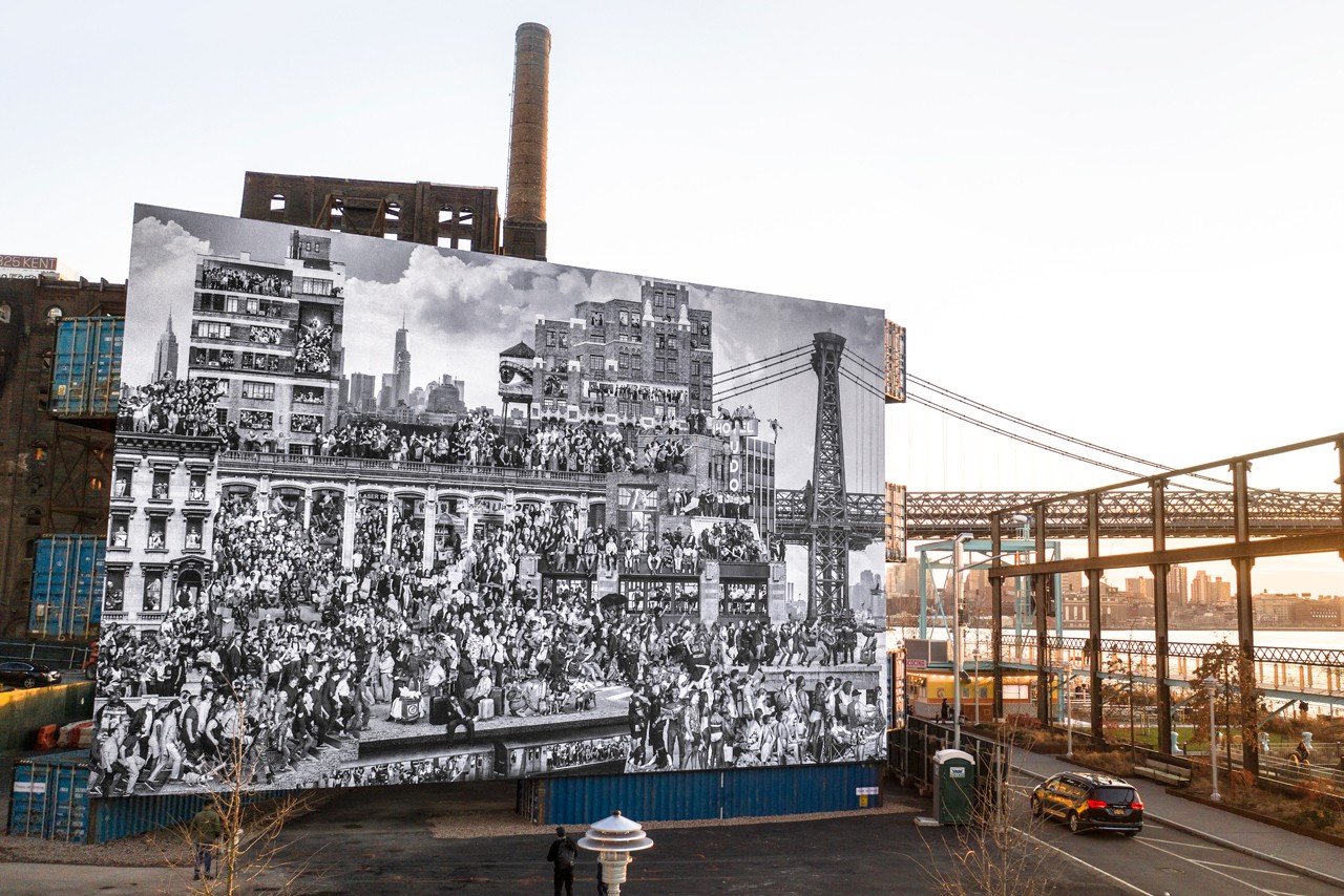 The Chronicles of New York, at Domino Park in Brooklyn. Images courtesy of Marc Azoulay