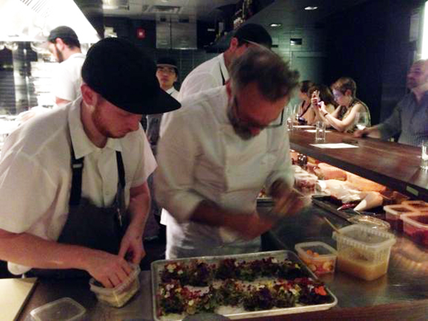 Massimo at Momofuku Ko. Image courtesy of the The Grand Gelinaz! Shuffle