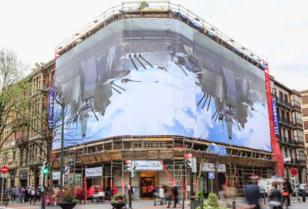 Bouchet and McCarthy's Bilbao billboard