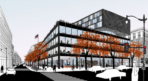 Mecanoo and Martinez + Johnson's plans for Washington DC's MLK Library