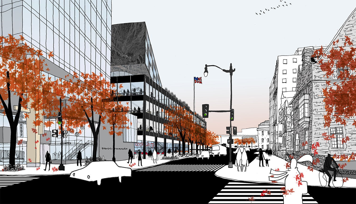 Mecanoo and Martinez + Johnson's plans for Washington DC's MLK Library