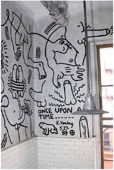 Once Upon A Time (1989) by Keith Haring. Photo by Alex Galyon, via Flickr. Creative Commons license