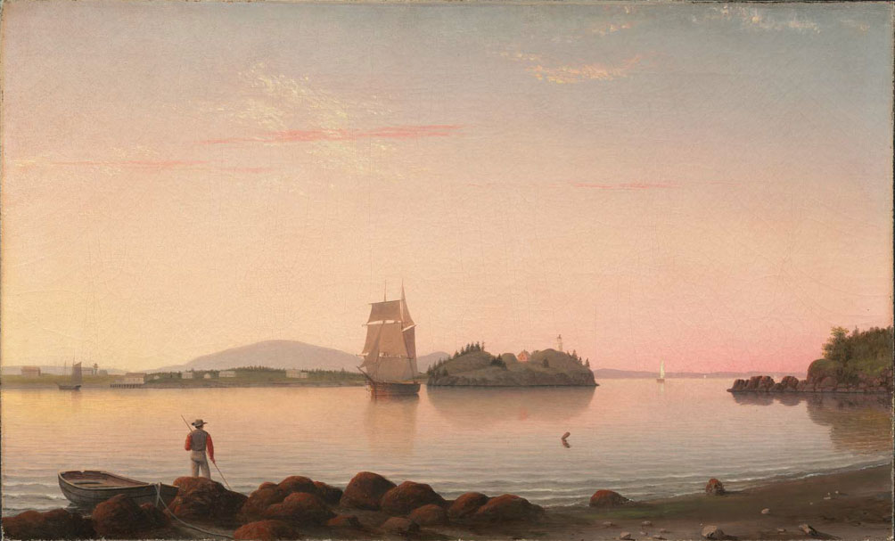 Owl's Head, Penobscot Bay, Maine (1862) by Fitz Henry Lane