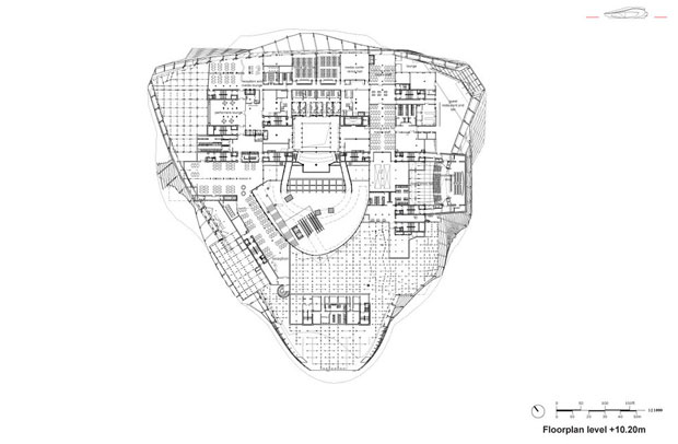 the Dalian Conference Centre by Coop Himmelb(l)au