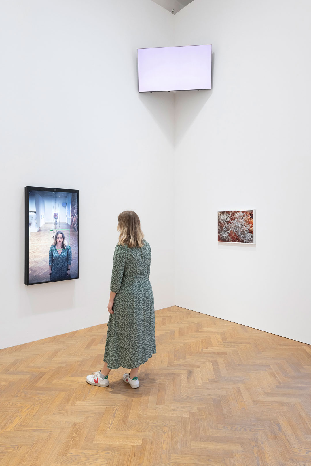 Installation view of Bloom, Trevor Paglen's new exhibition at Pace, London, September 2020