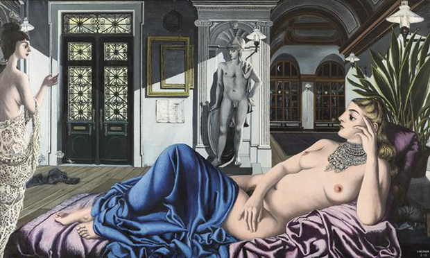 Paul Delvaux, L’Éloge de la mélancolie (1948)