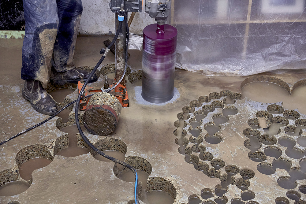 The floor of Paul Cocksedge's studio during the creation of his Excavation: Evicted collection. All photographs by Mark Cocksedge, courtesy of the Friedman Benda gallery