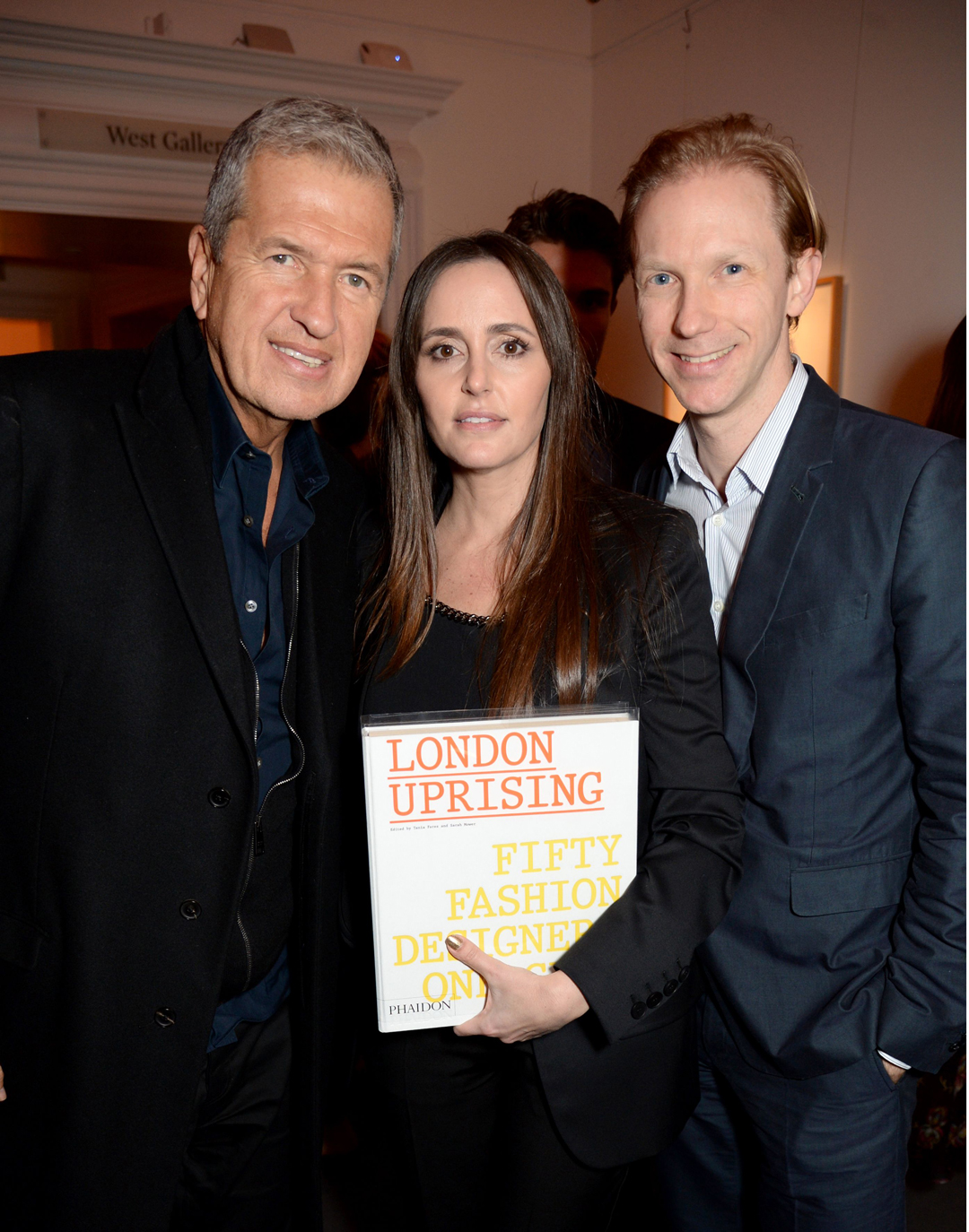 Mario Testino and London Uprising co-author Tania Fares