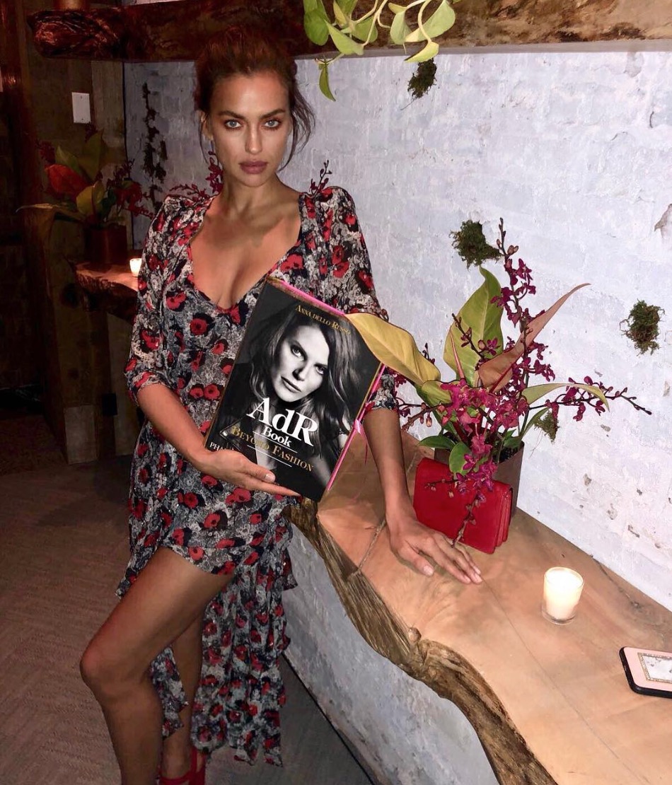 Irina Shayk with our ADR book