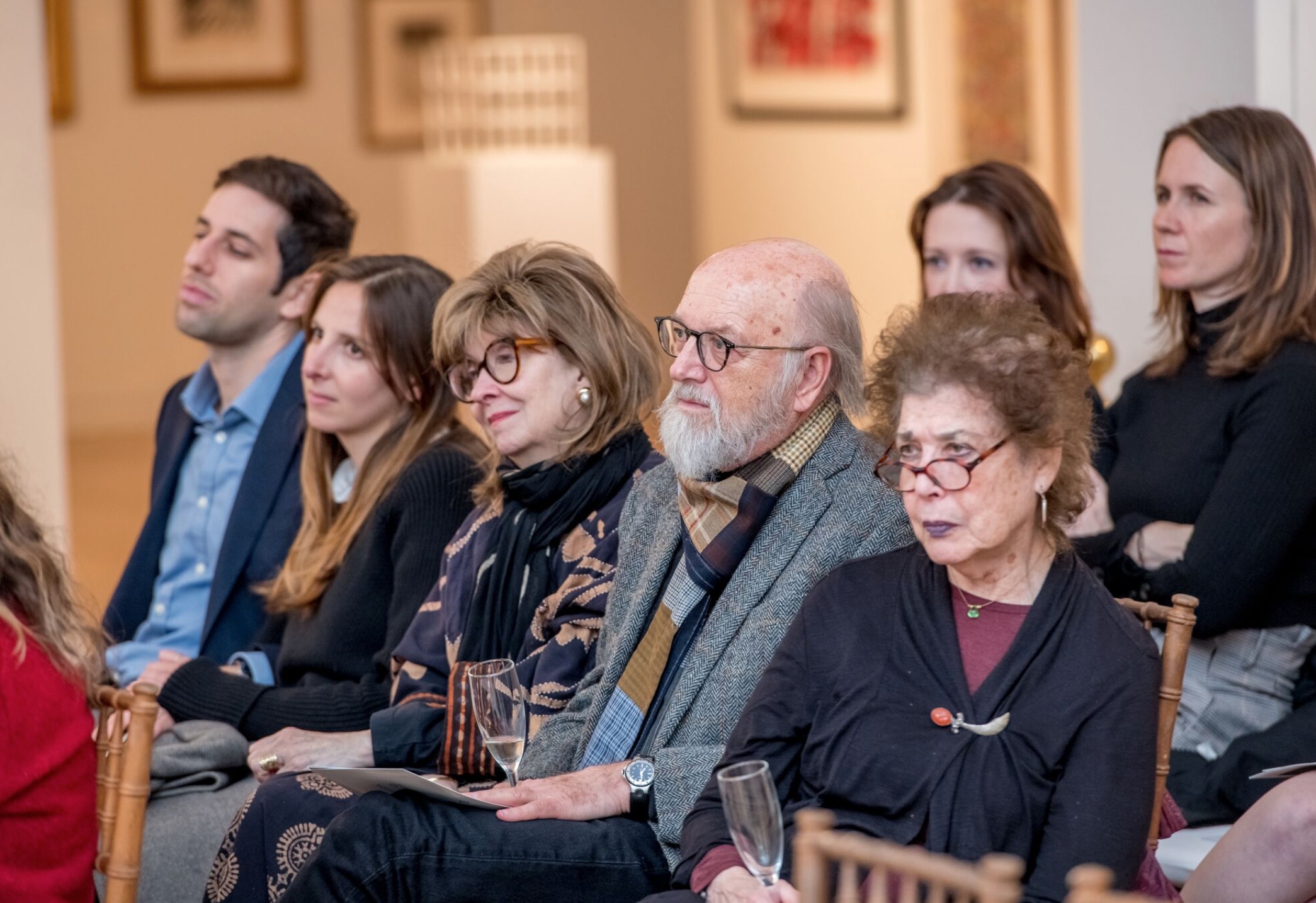 The audience was held rapt