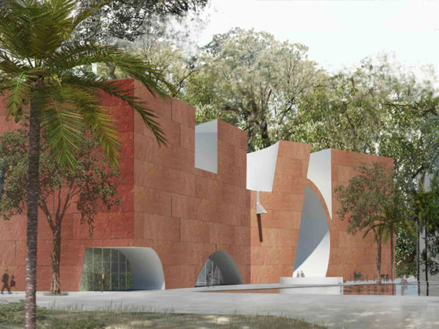 Mumbai City Museum North Wing by Steven Holl Architects. Image courtesy of Stevenholl.com